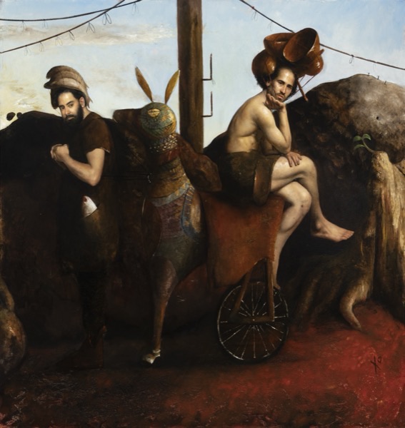 El Alebrije, 2024, Oil on canvas, by Raúl Campos