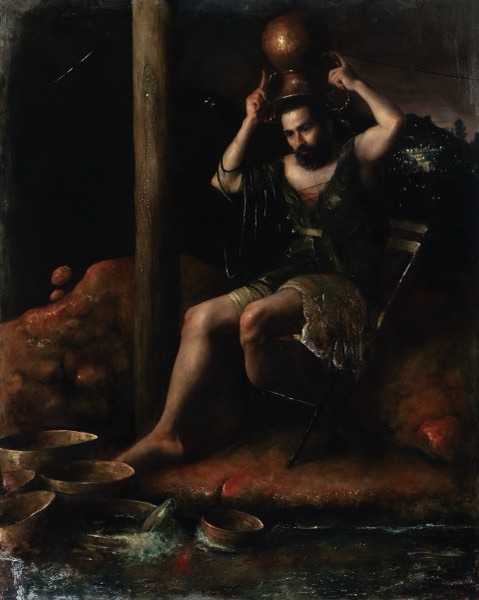 El Tullido, 2023, Oil on canvas, by Raúl Campos